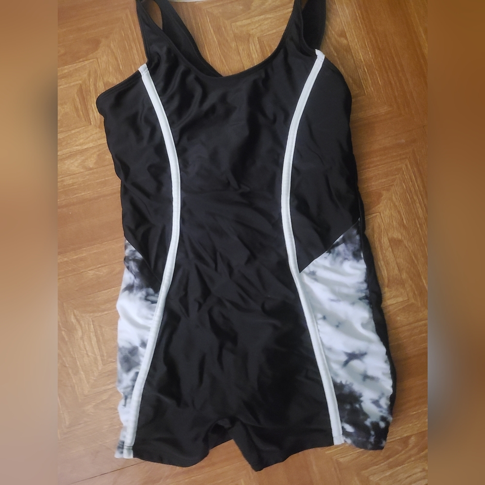 Black and White Swimsuit